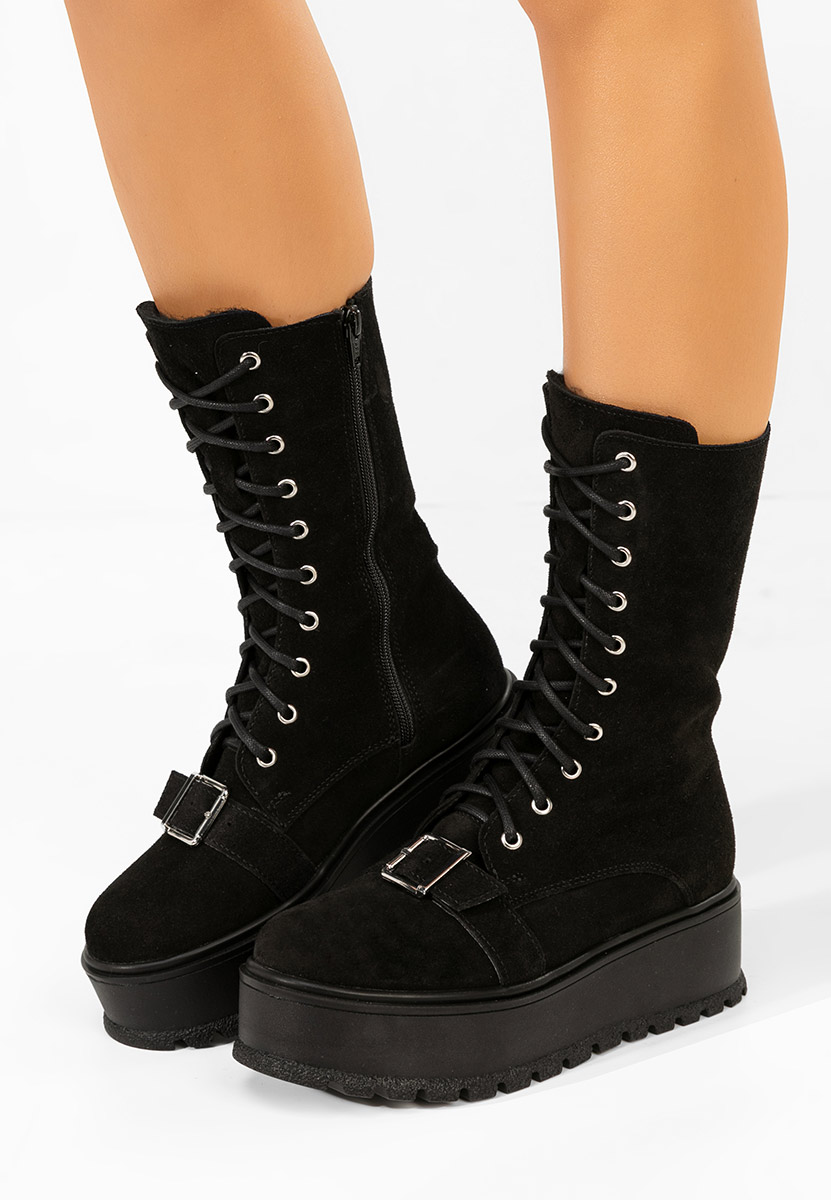 Stivaletti in pelle Sorelia v2 nero