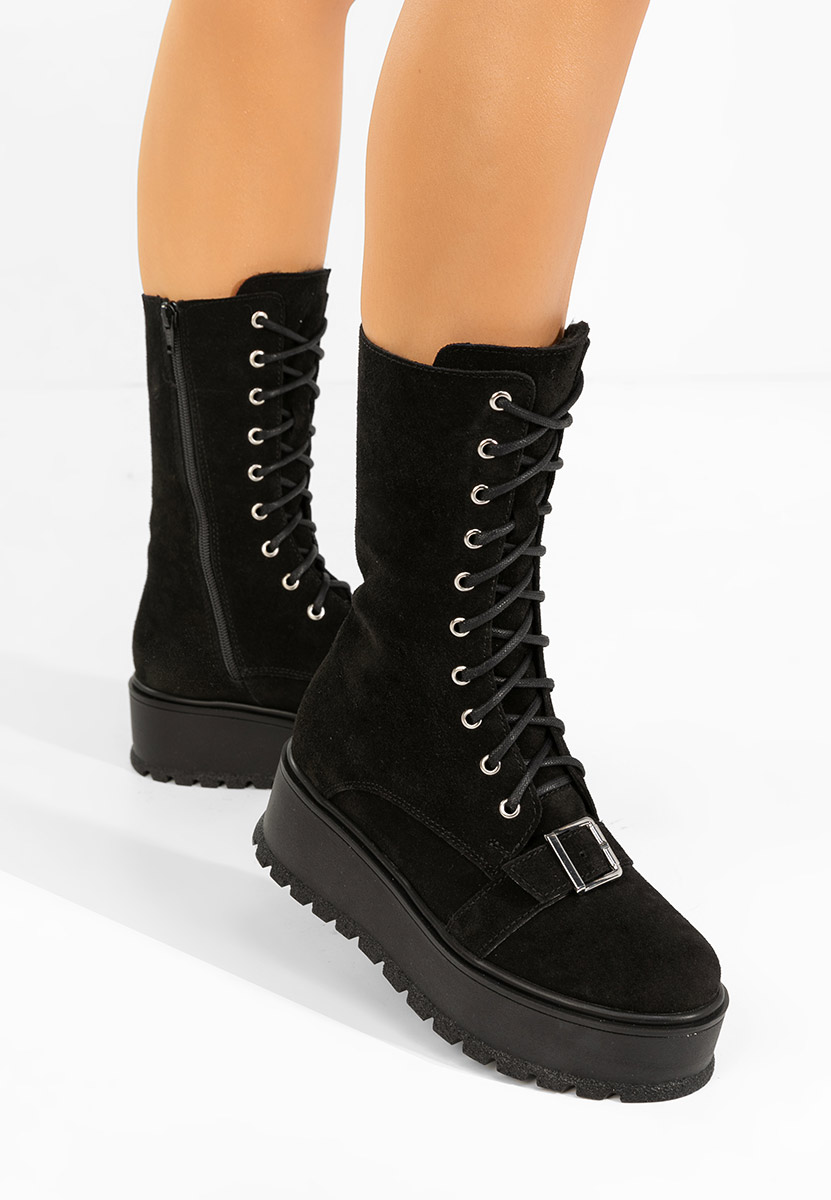 Stivaletti in pelle Sorelia v2 nero