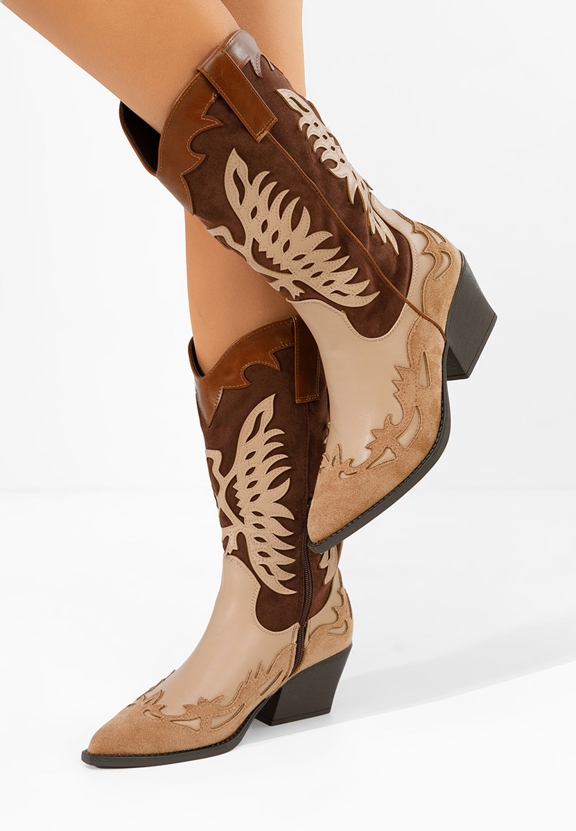 Stivali texani donna Jasnira marrone