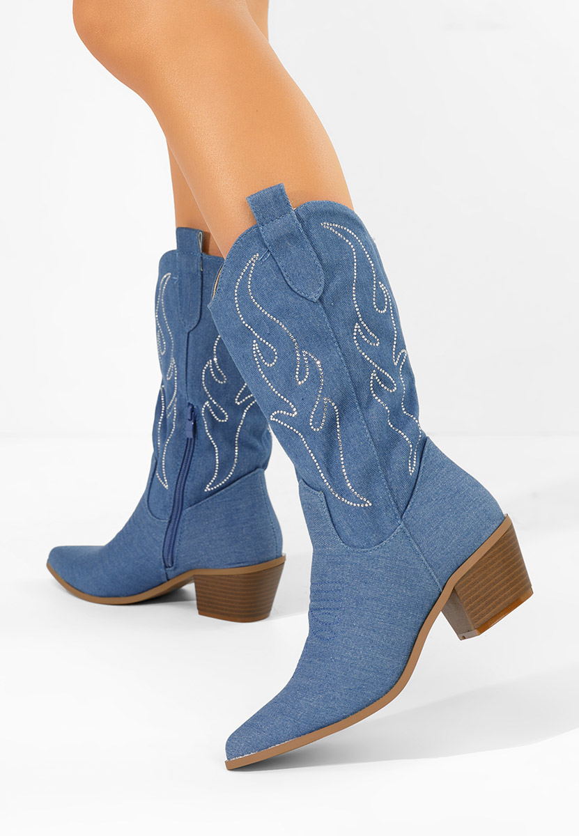 Stivali texani donna Gevina denim