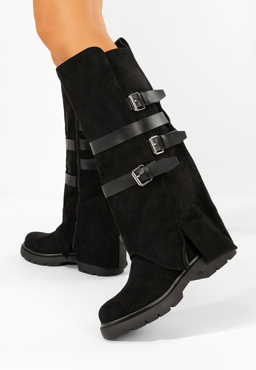 Stivali bassi donna Rovira nero