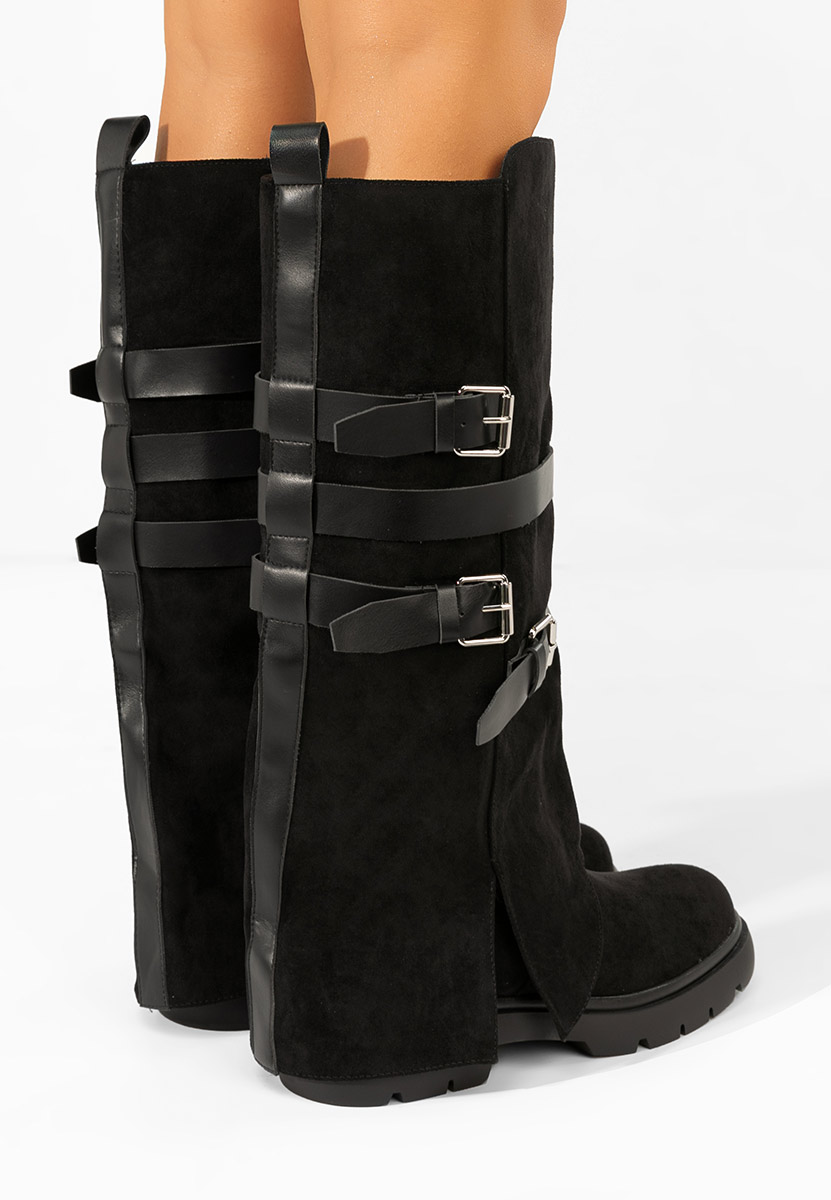 Stivali bassi donna Rovira nero