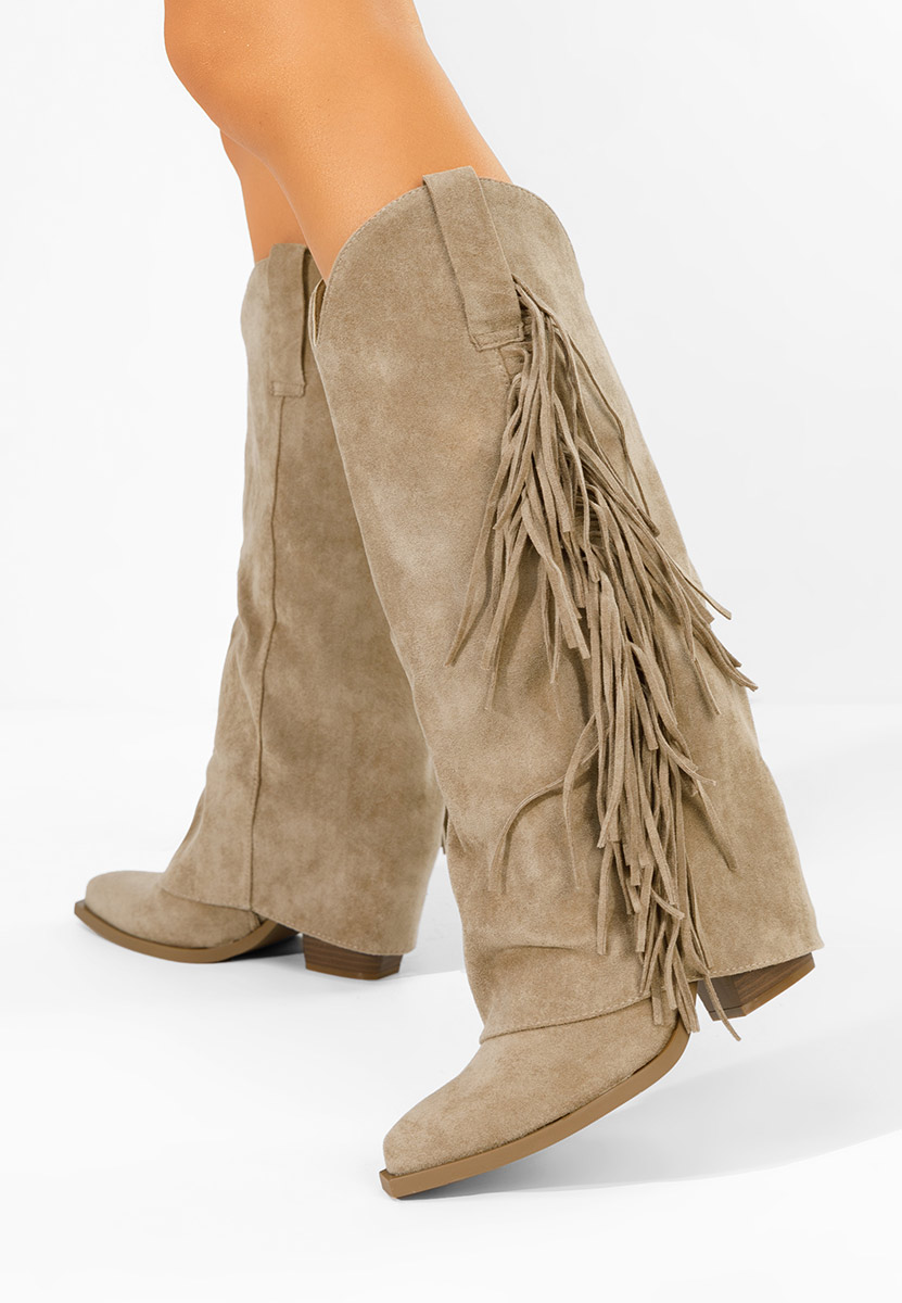 Stivali cowboy donna Charlina cachi