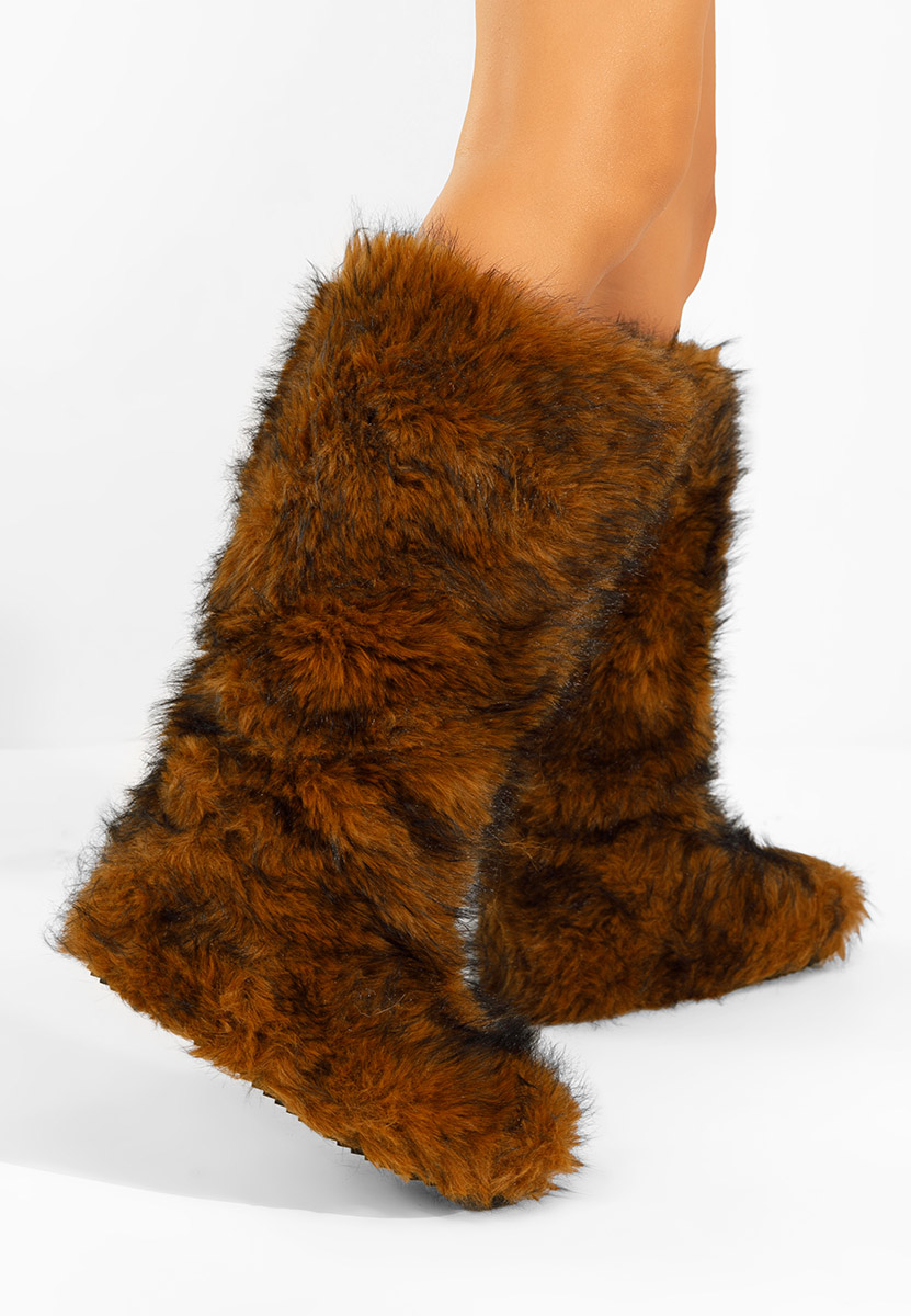 Stivali invernali donna Gelira camel