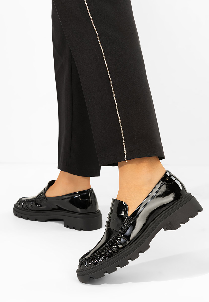 Mocassini da donna Eleonora nero