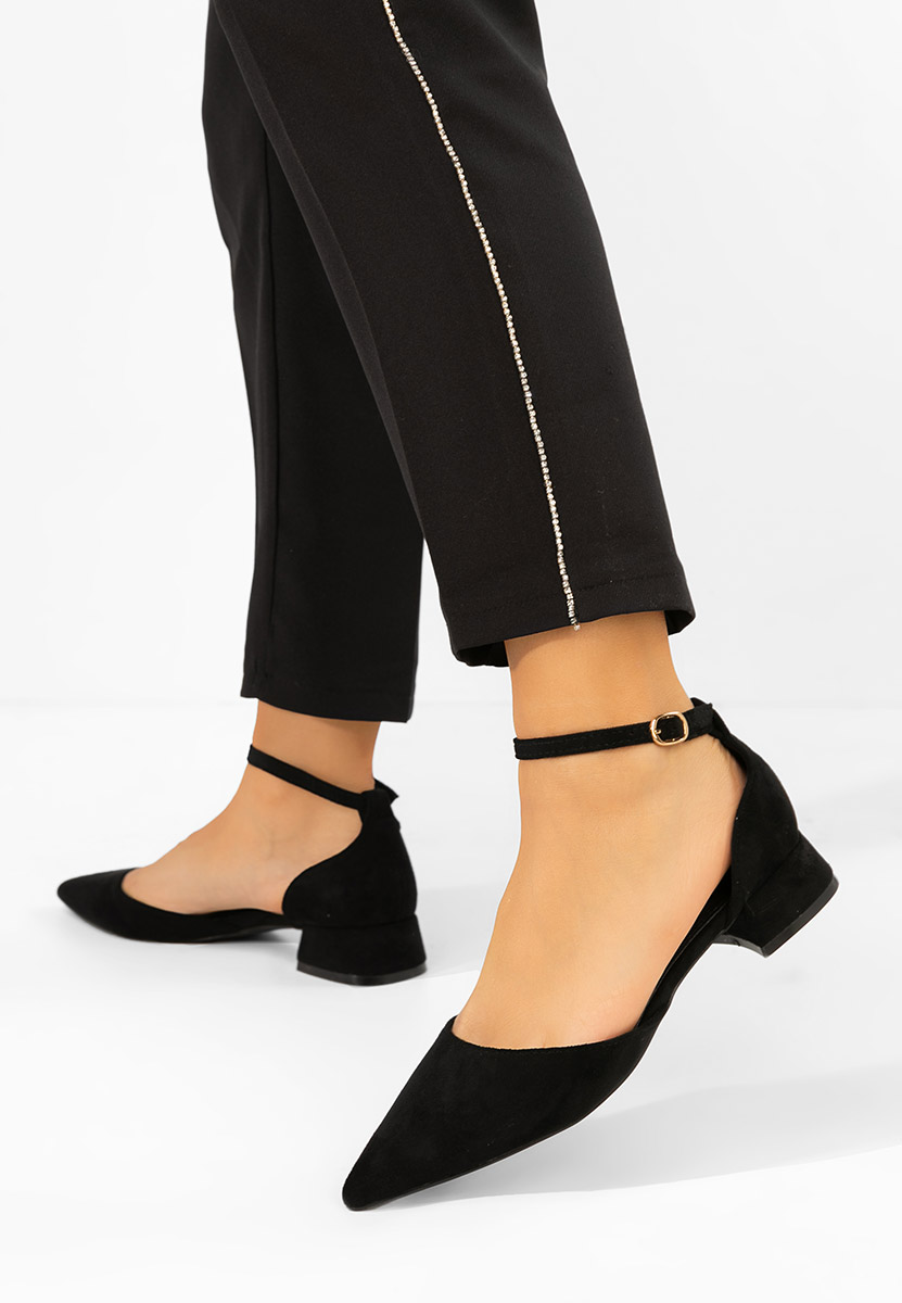 Décolleté tacco largo Rubenia nero