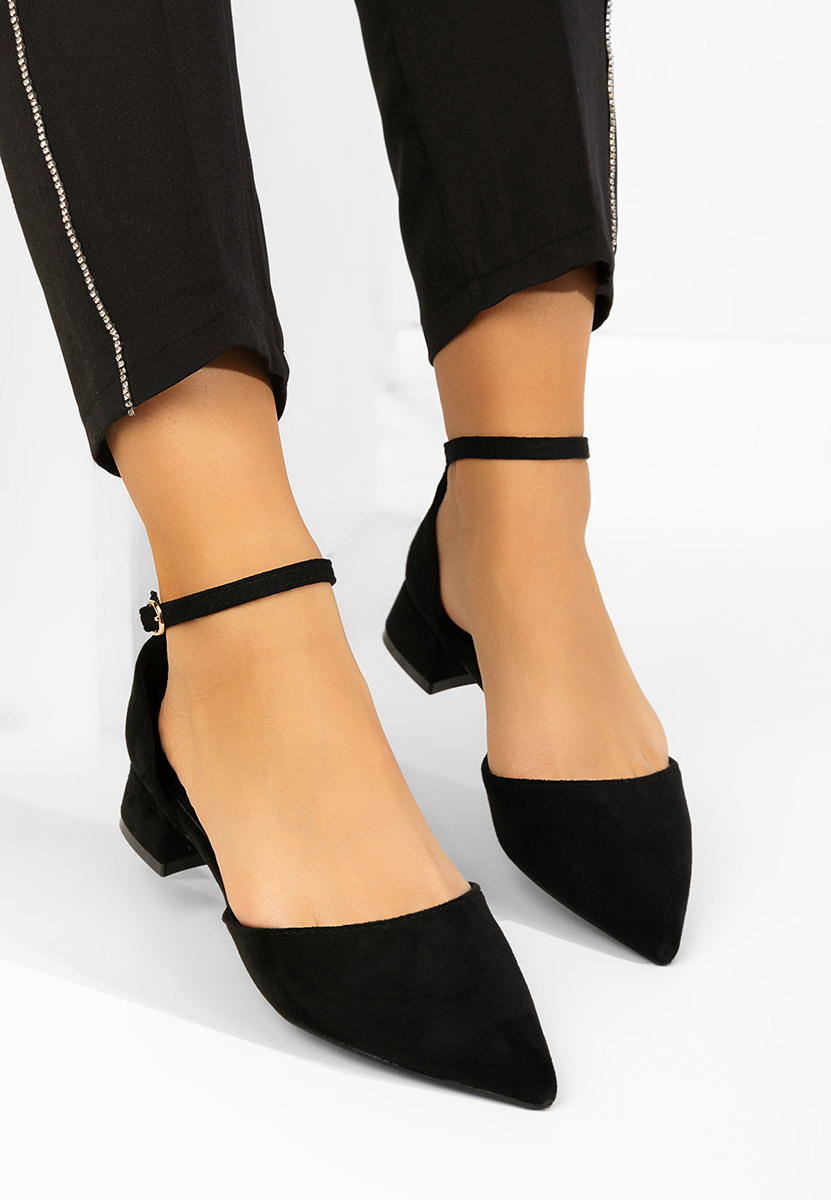 Décolleté tacco largo Rubenia nero