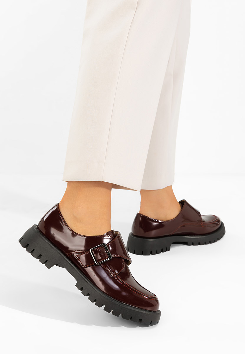 Scarpe basse donna Rafila granata