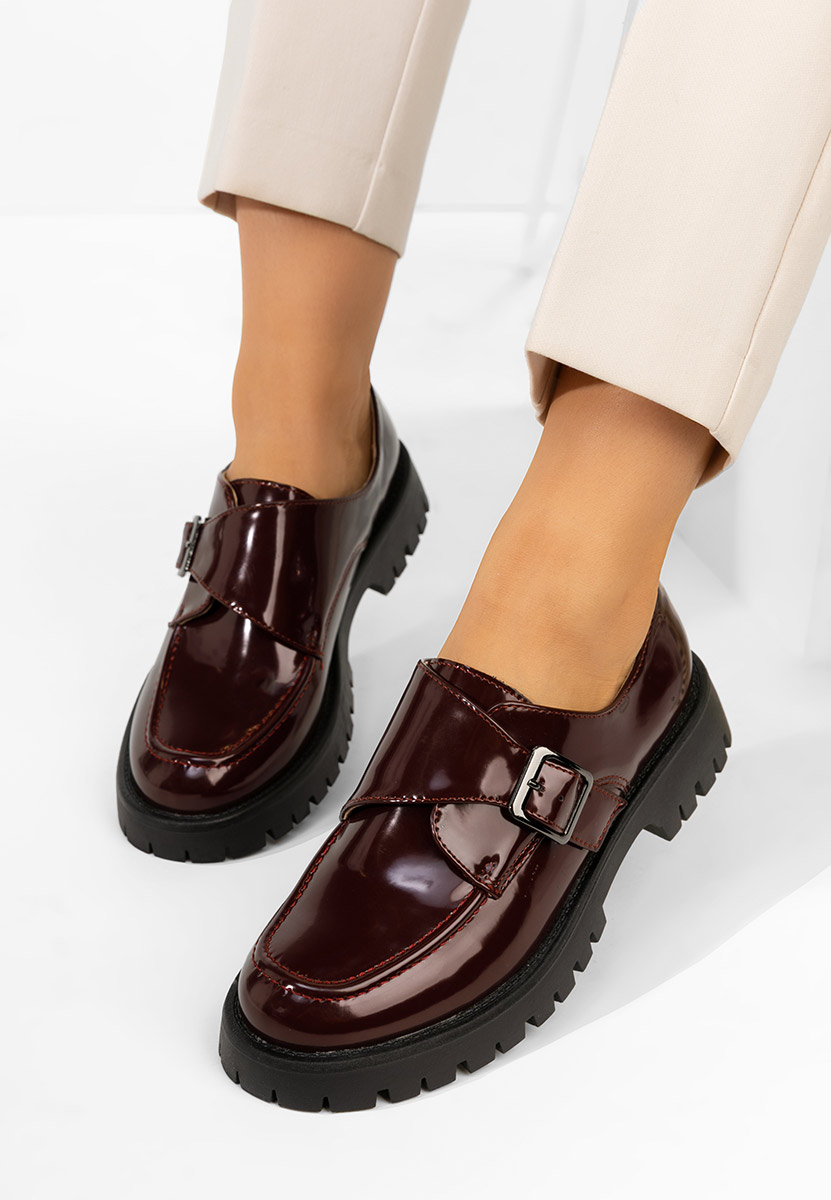 Scarpe basse donna Rafila granata