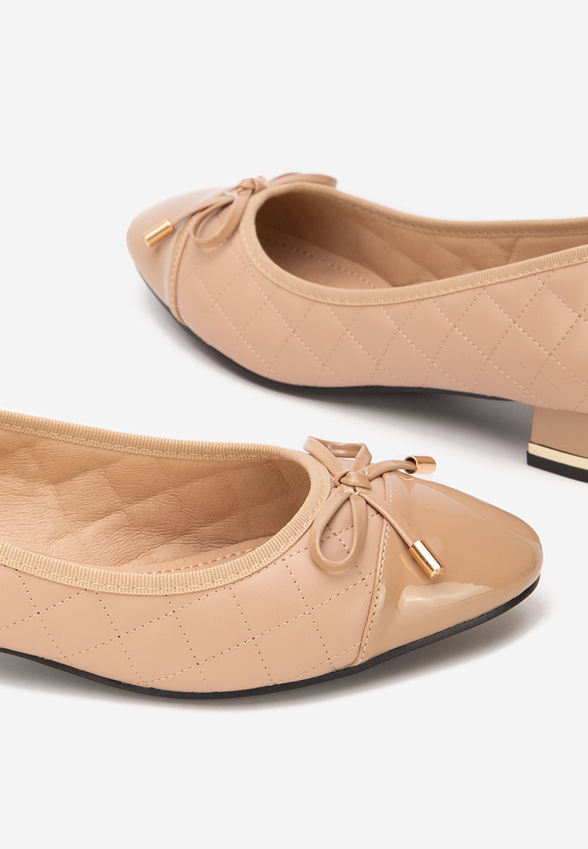 Décolleté tacco basso Toya V2 beige
