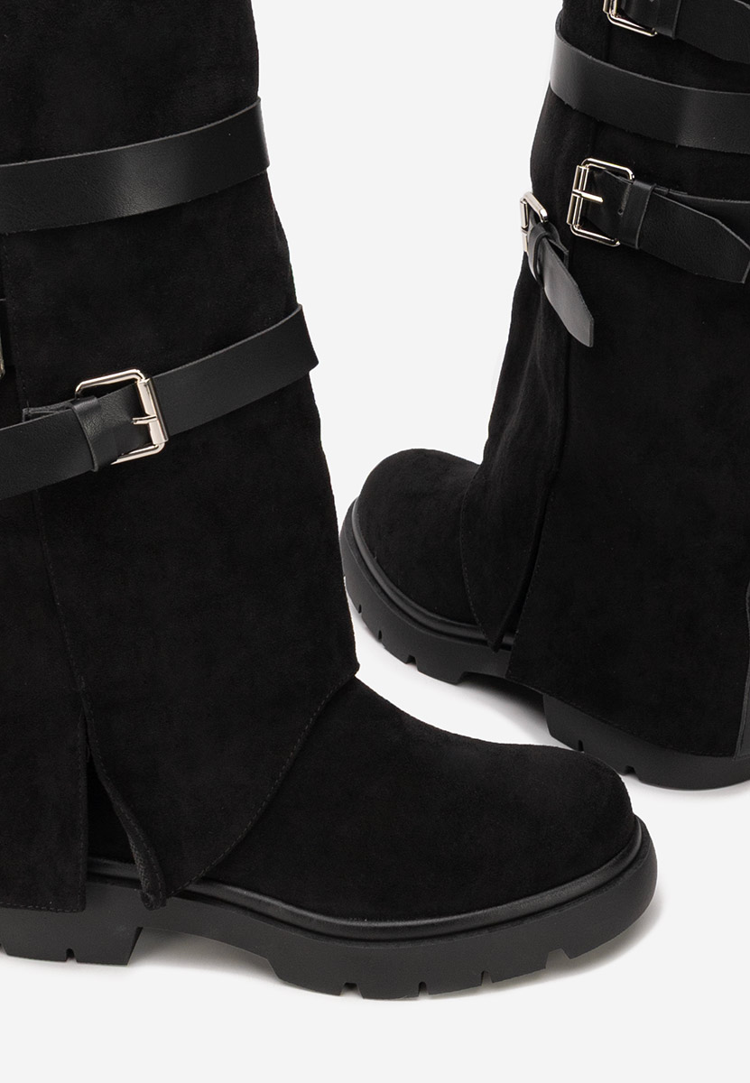 Stivali bassi donna Rovira nero