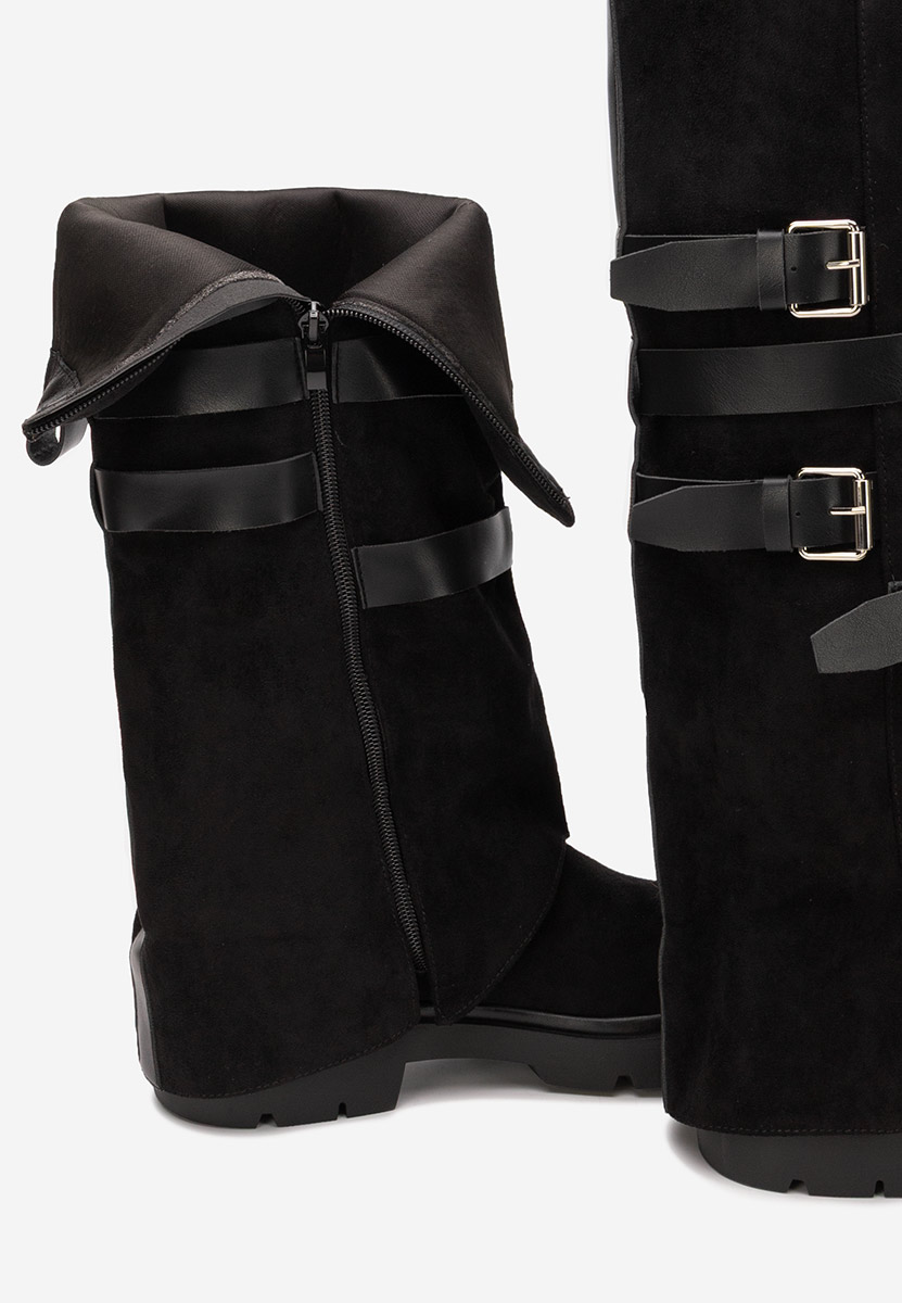 Stivali bassi donna Rovira nero