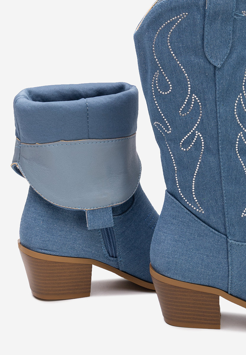 Stivali texani donna Gevina denim