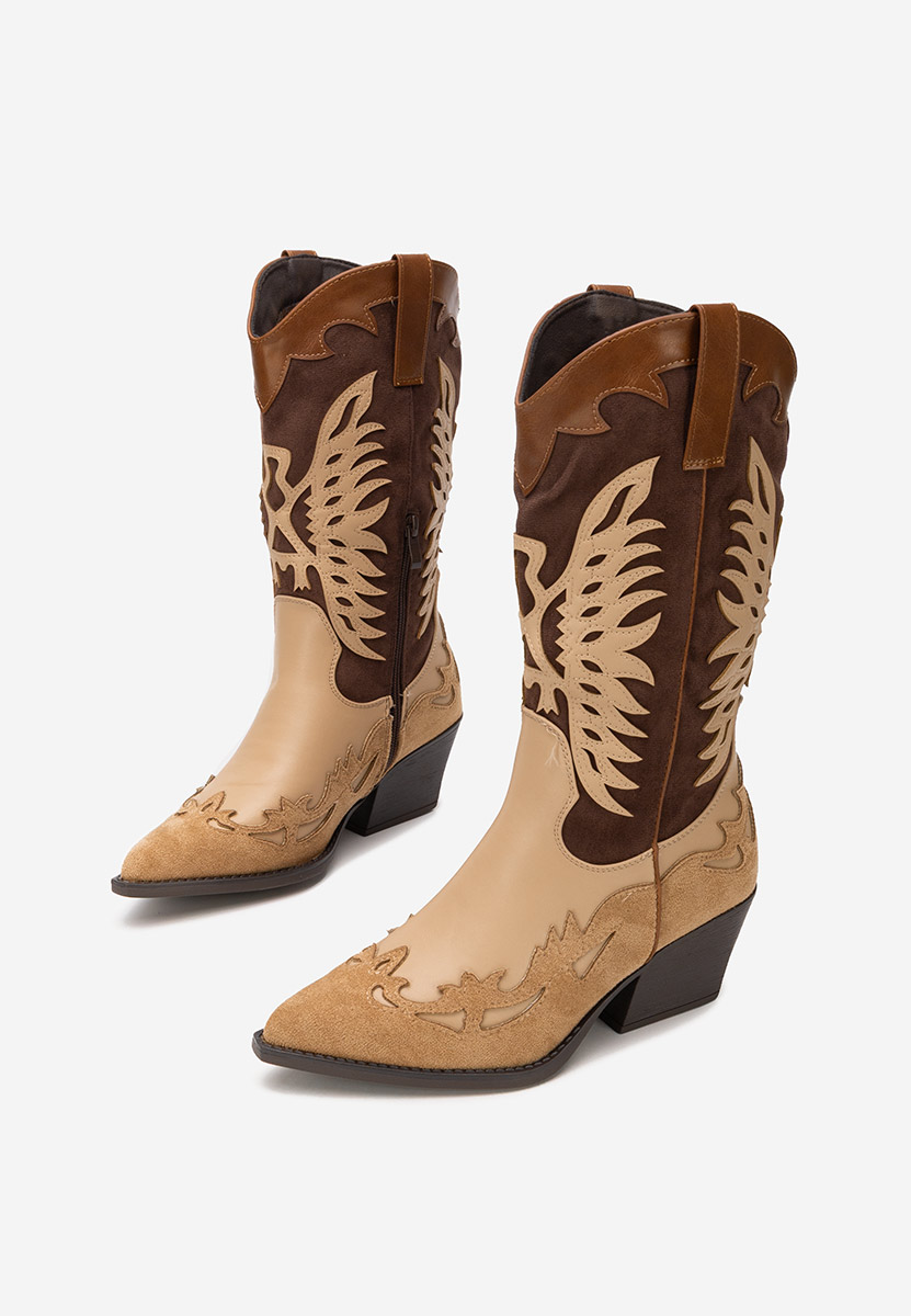 Stivali texani donna Jasnira marrone