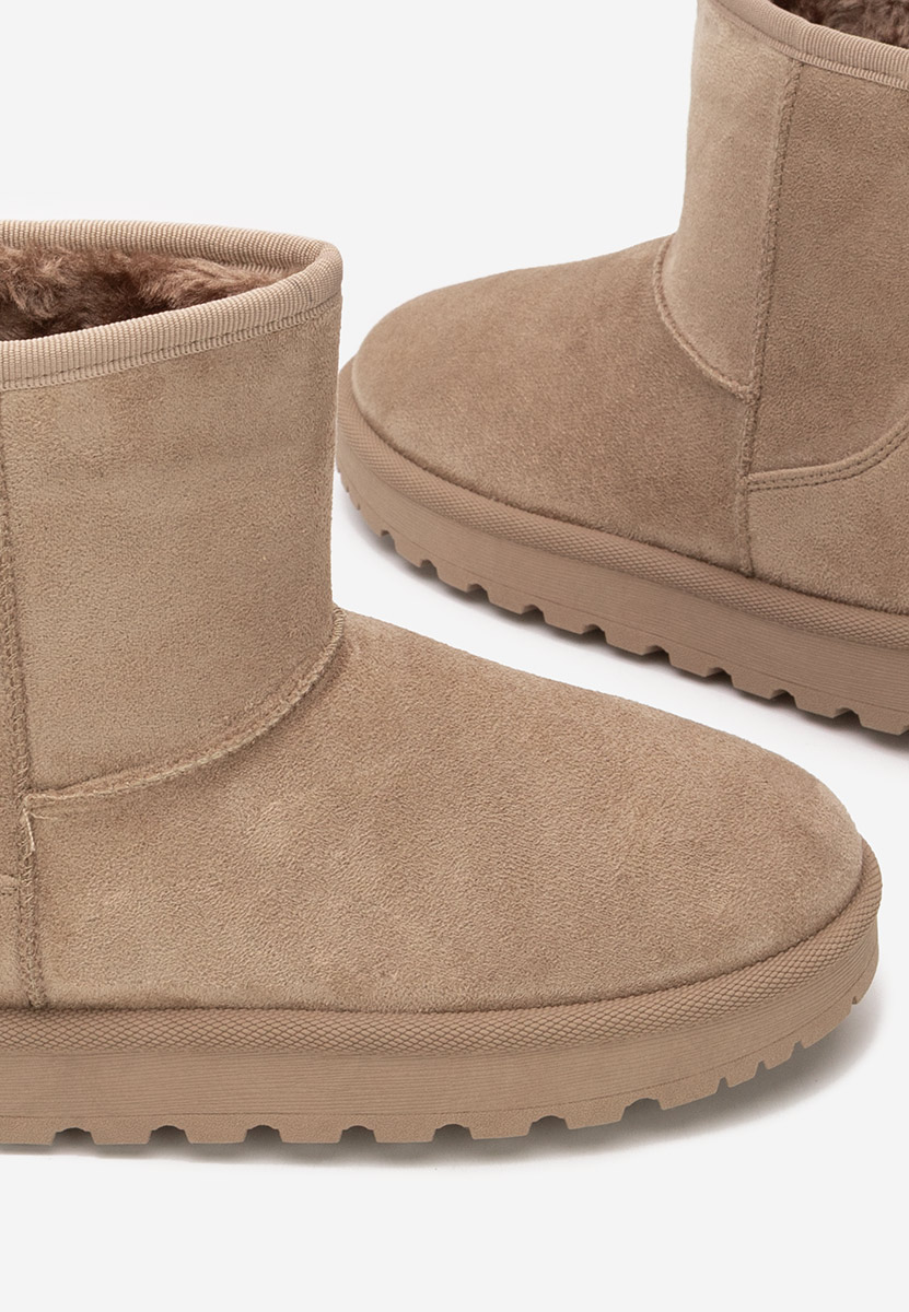 Stivaletti invernali donna Patty cachi