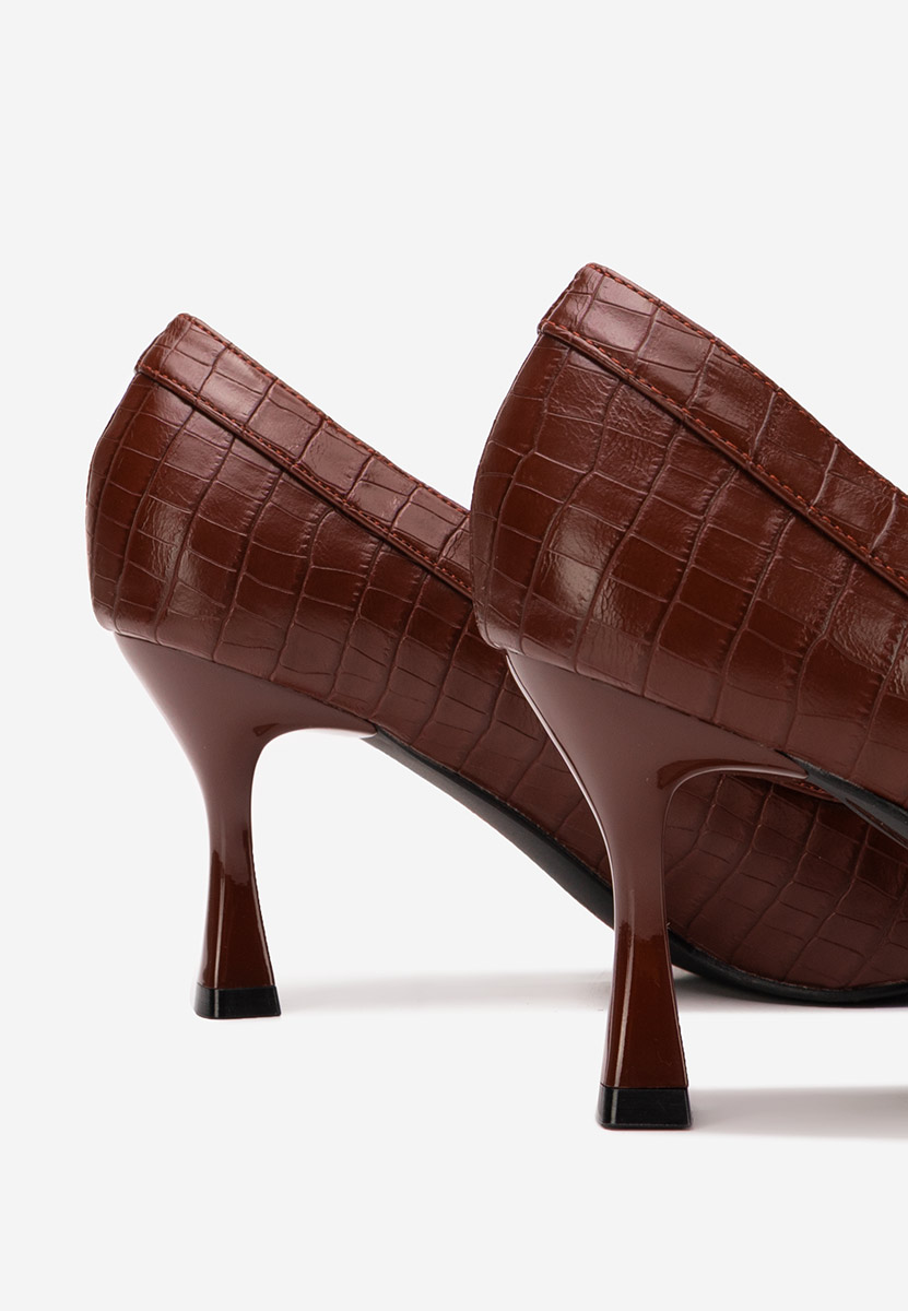 Décolleté tacco a spillo Jasoria granata