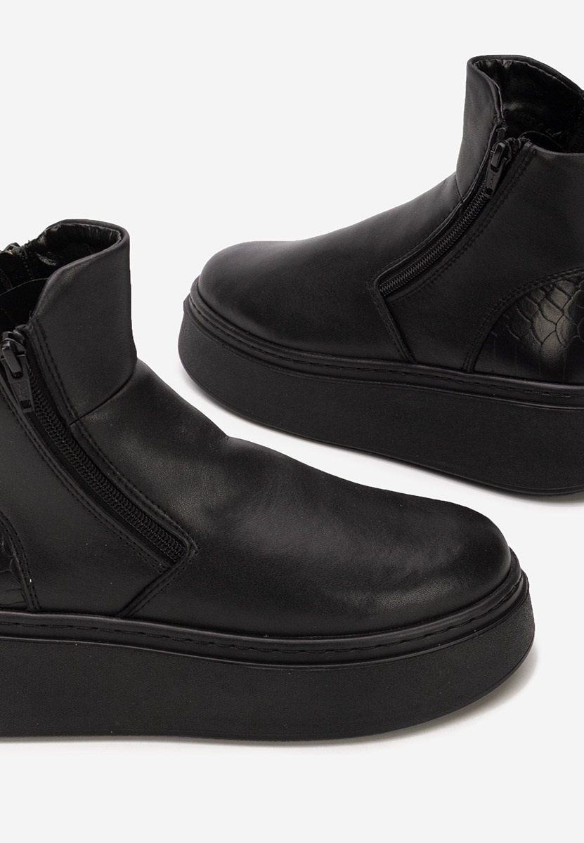 Stivaletti in pelle Andiora V2 nero