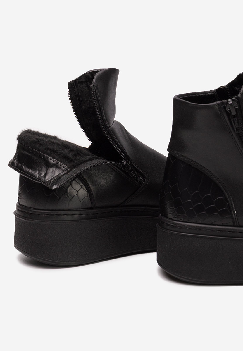 Stivaletti in pelle Andiora V2 nero