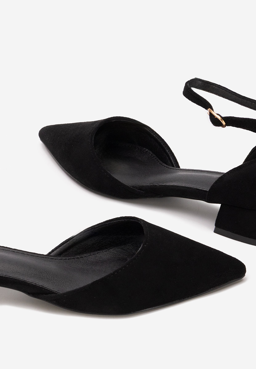 Décolleté tacco largo Rubenia nero