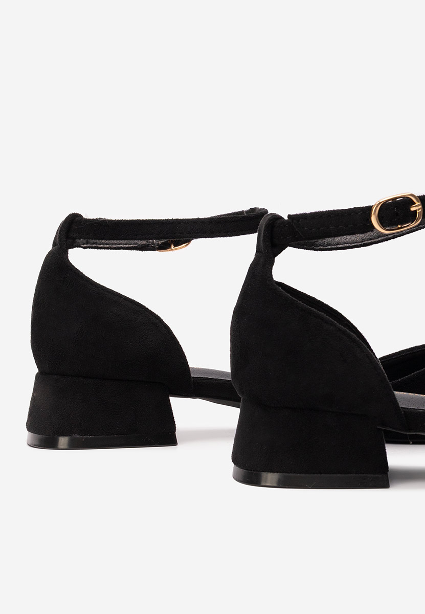 Décolleté tacco largo Rubenia nero