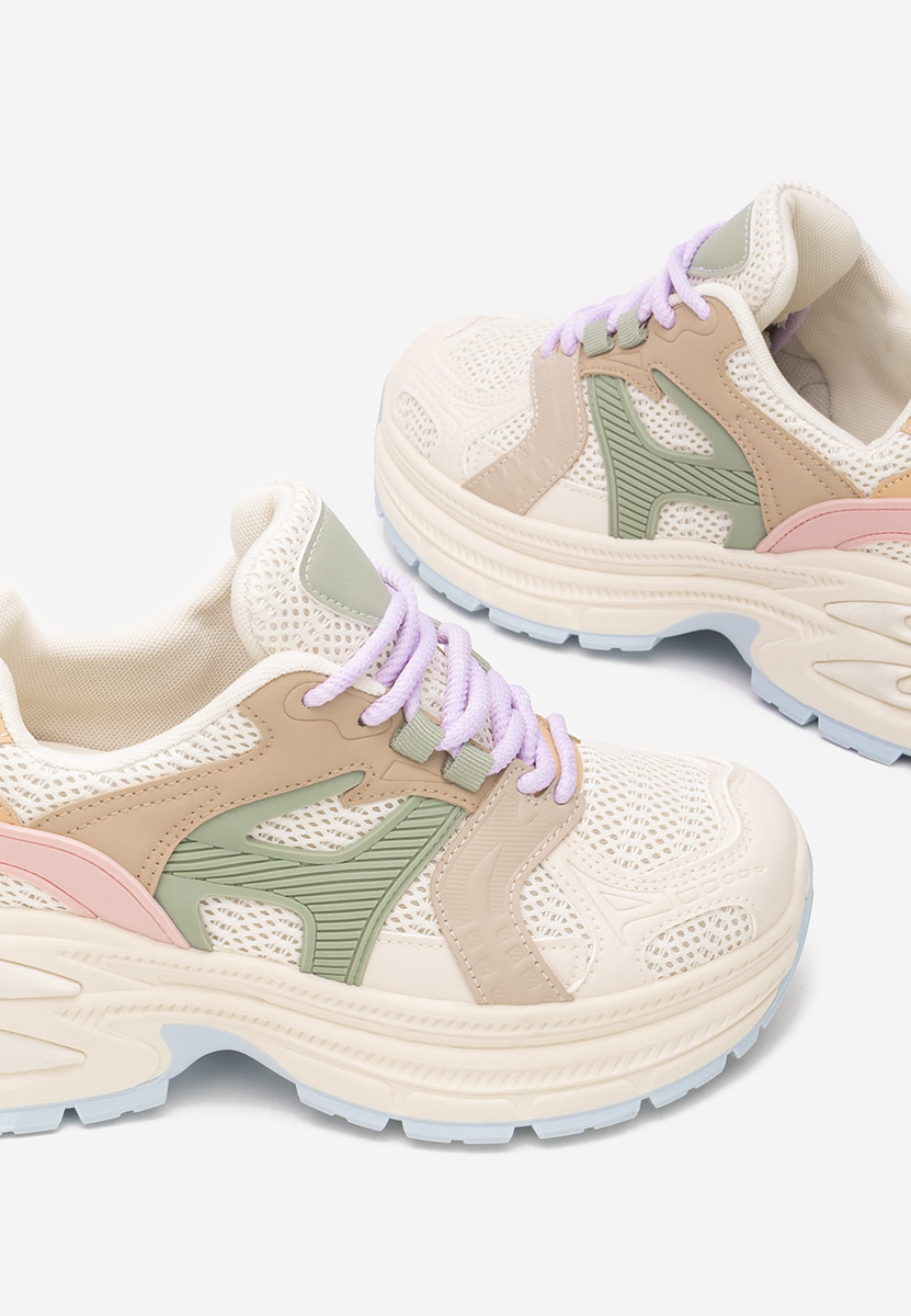 Sneakers con zeppa Alfredia colorate