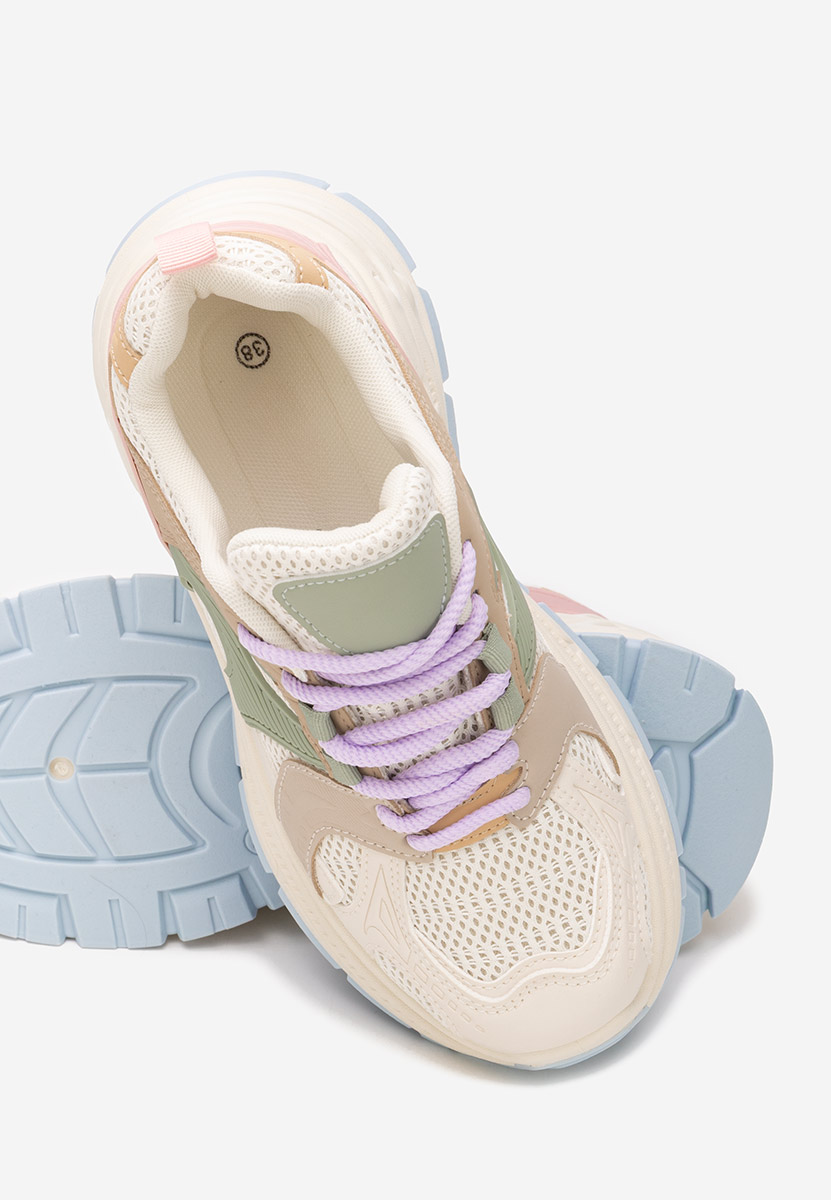 Sneakers con zeppa Alfredia colorate