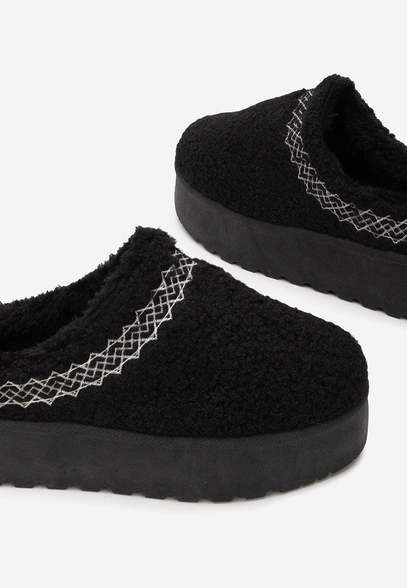 Ciabatte platform Aronna nero