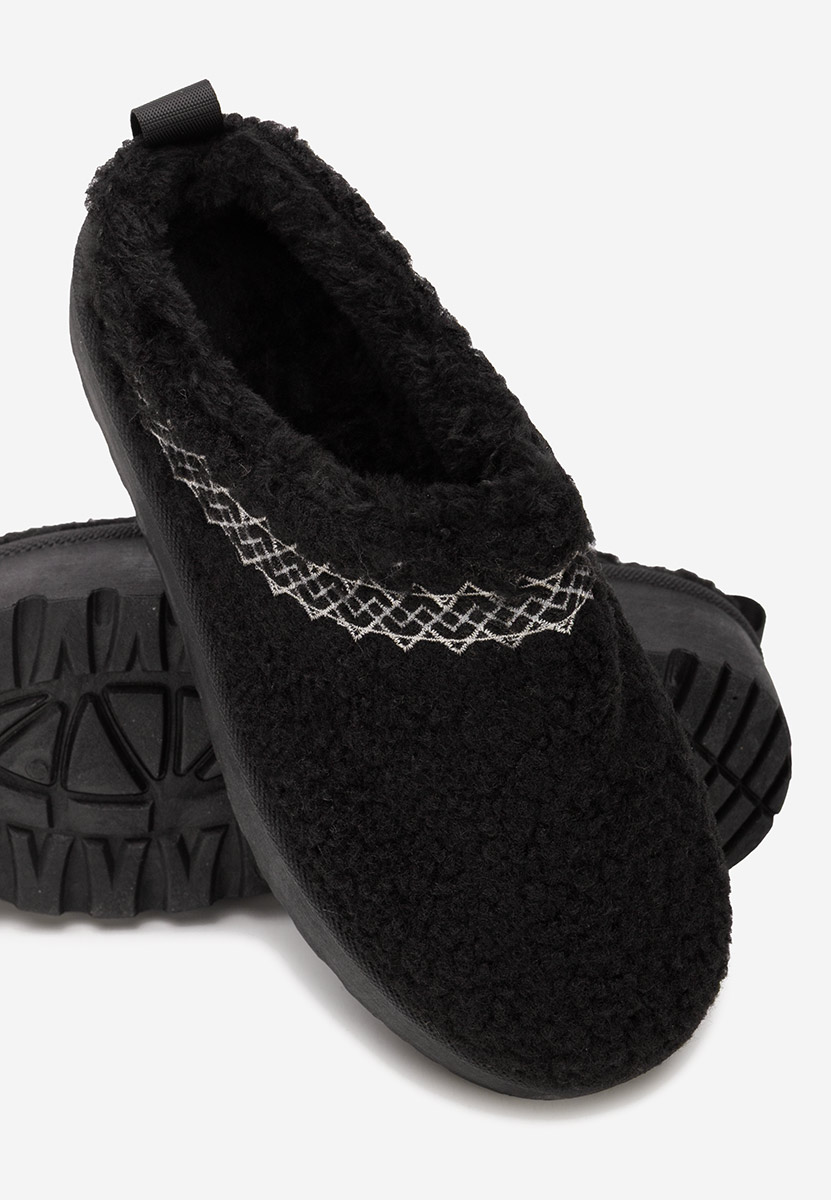 Ciabatte platform Aronna nero