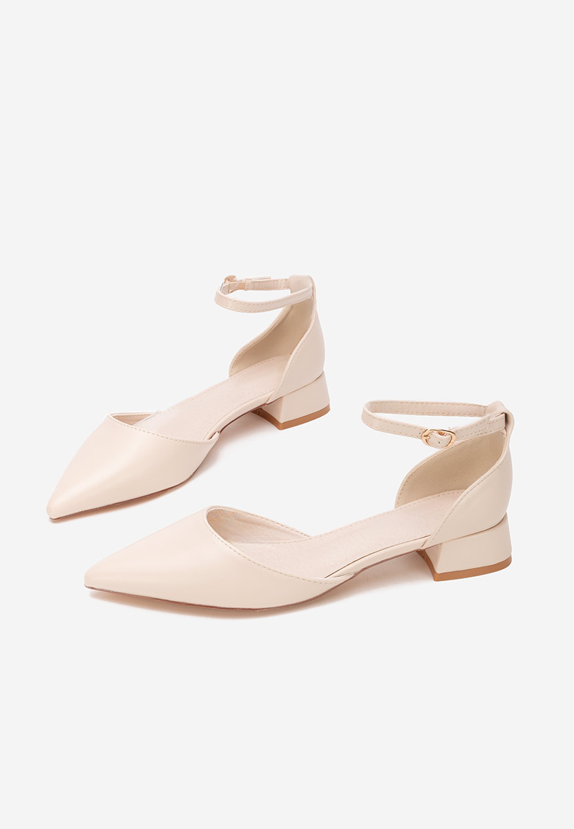 Décolleté tacco largo Rubenia V2 beige