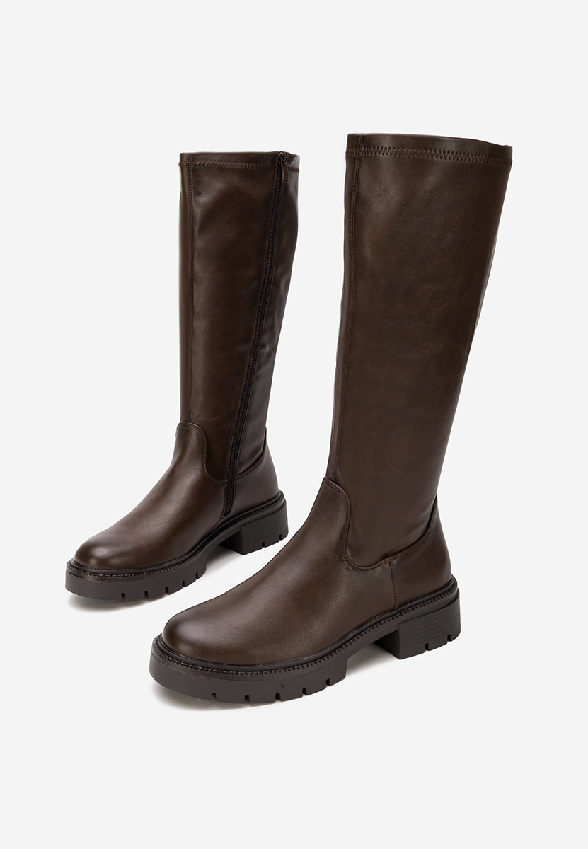 Stivali da donna Nicoua V2 marrone