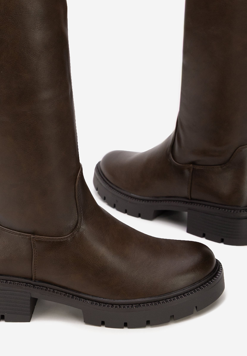 Stivali da donna Nicoua V2 marrone