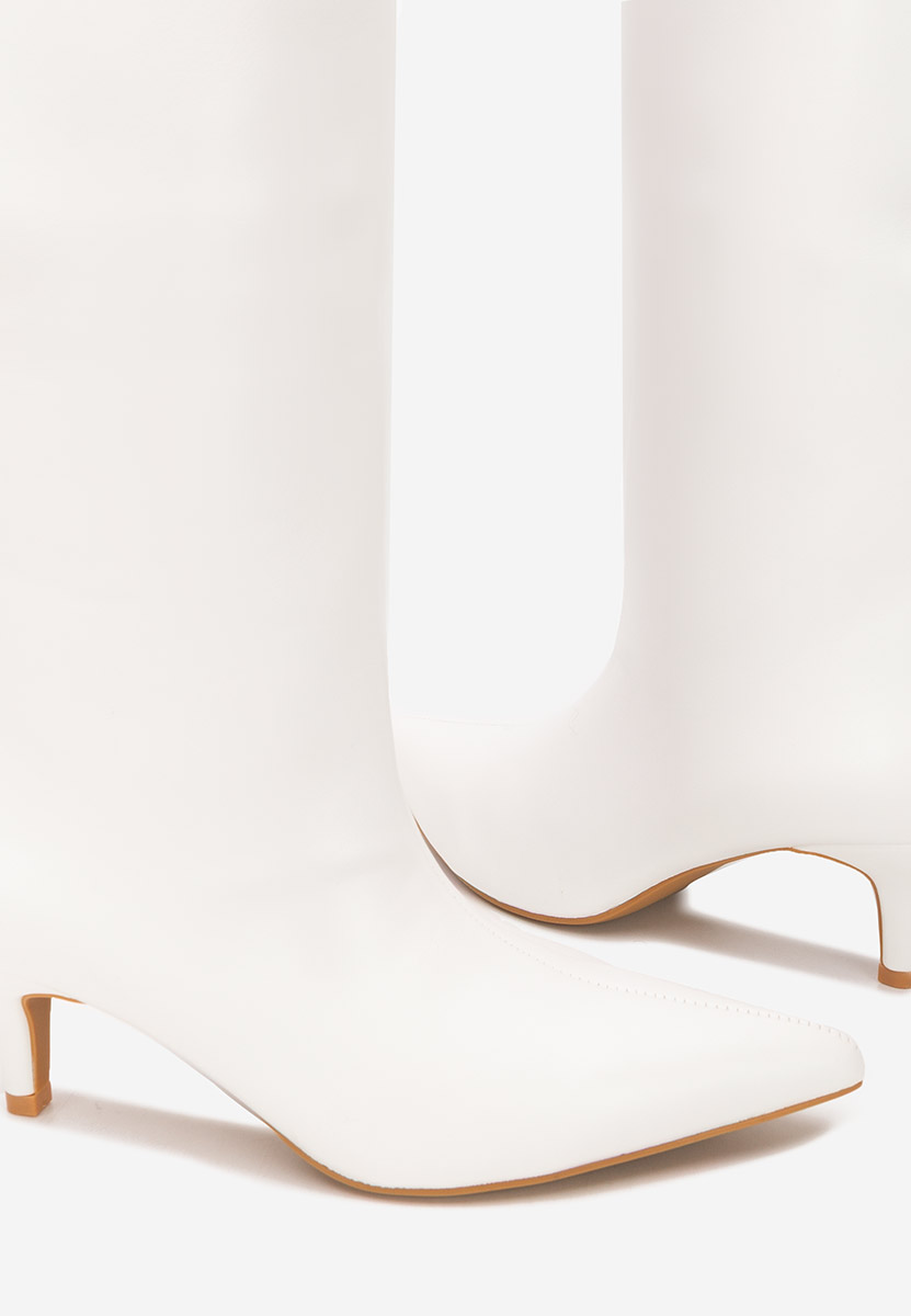 Stivali da donna Brelisa bianchi