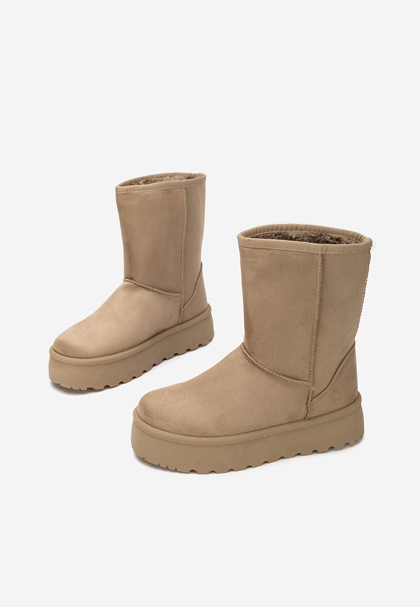 Stivali con piattaforma Luisana cachi