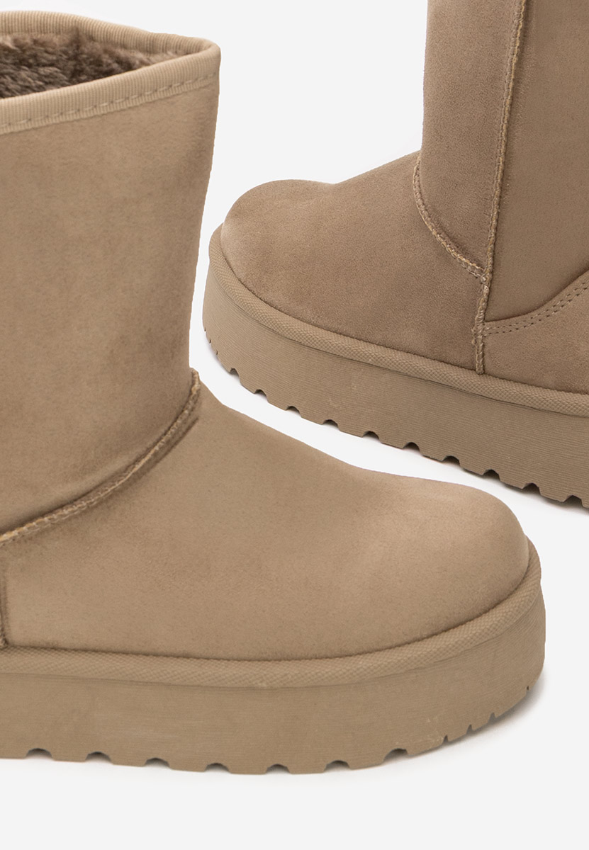 Stivali con piattaforma Luisana cachi