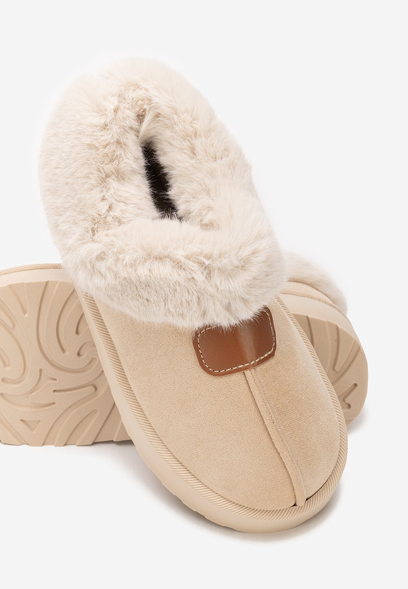 Stivaletti con plateau Elarva beige