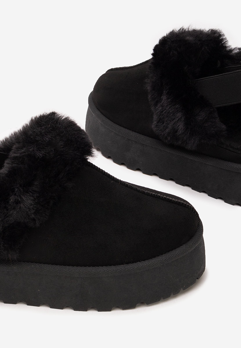 Ciabatte platform Edden nero