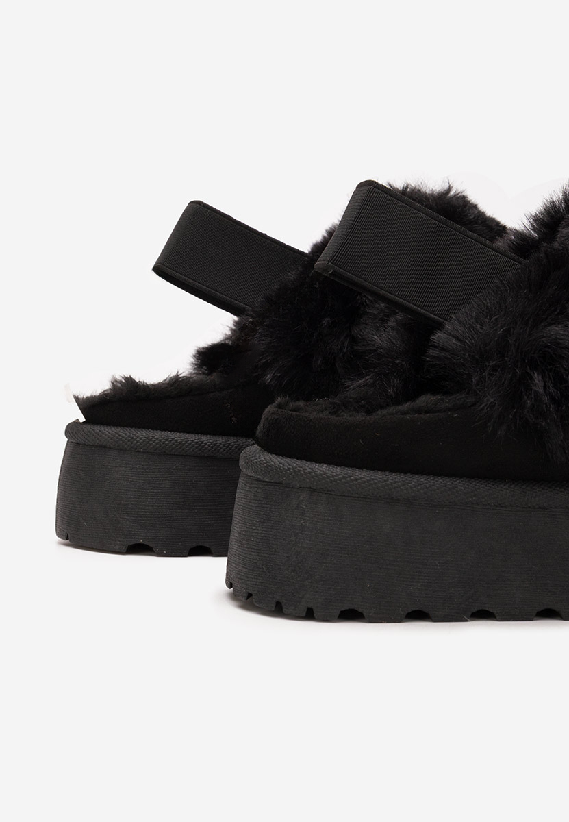 Ciabatte platform Edden nero