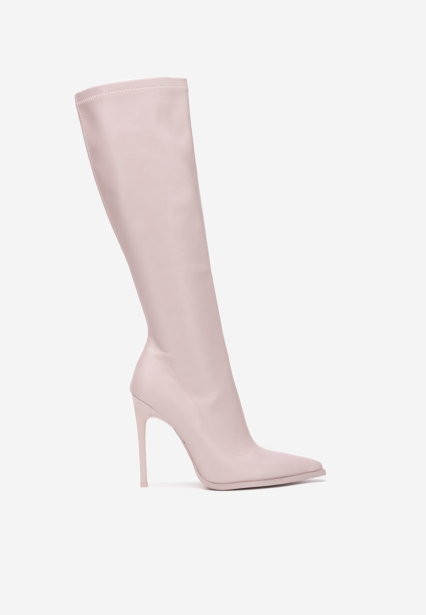 stivali alti con tacco a spillo Larisia viola