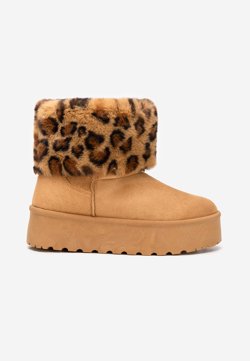 Stivali con piattaforma Samyra camel