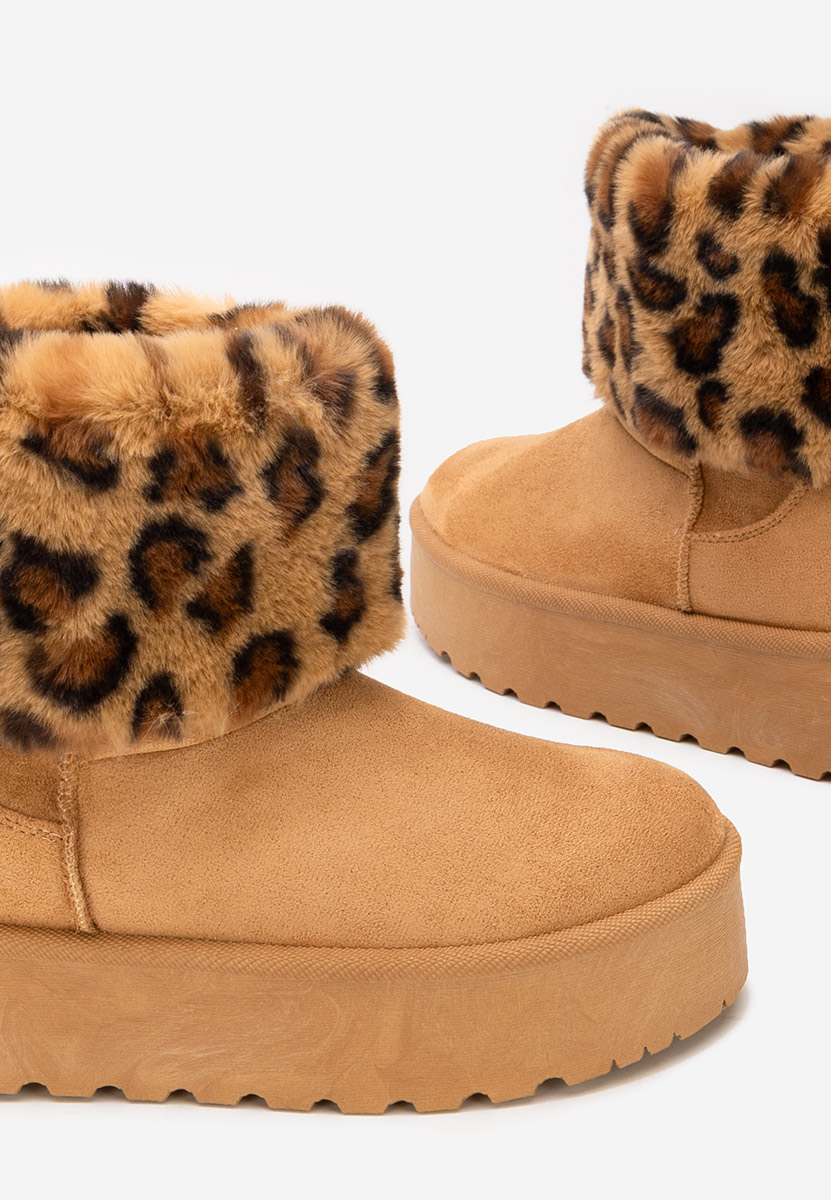 Stivali con piattaforma Samyra camel