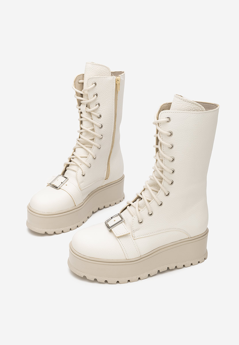 Stivaletti in pelle Sorelia V2 beige