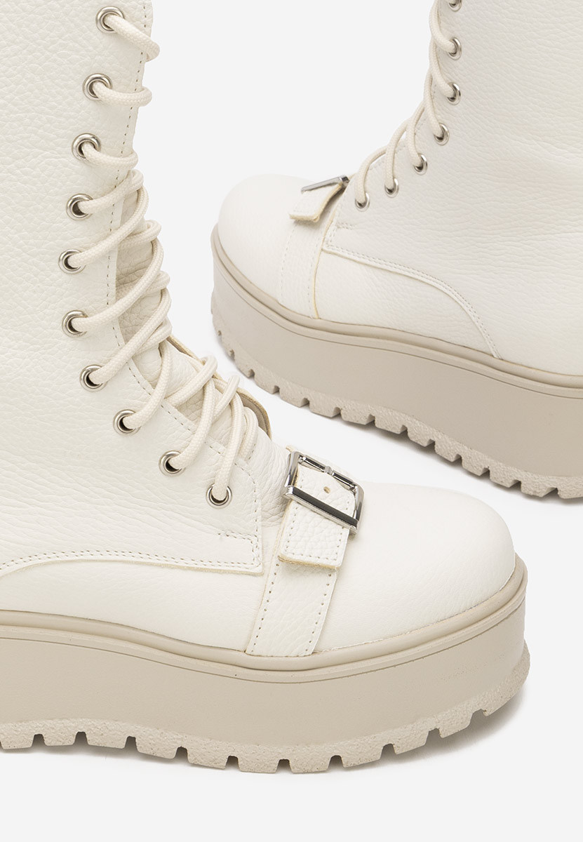 Stivaletti in pelle Sorelia V2 beige