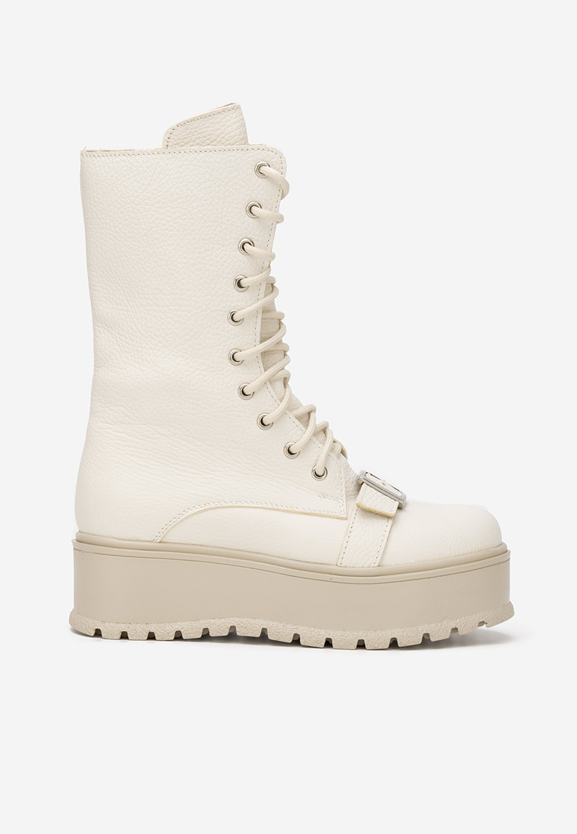 Stivaletti in pelle Sorelia V2 beige