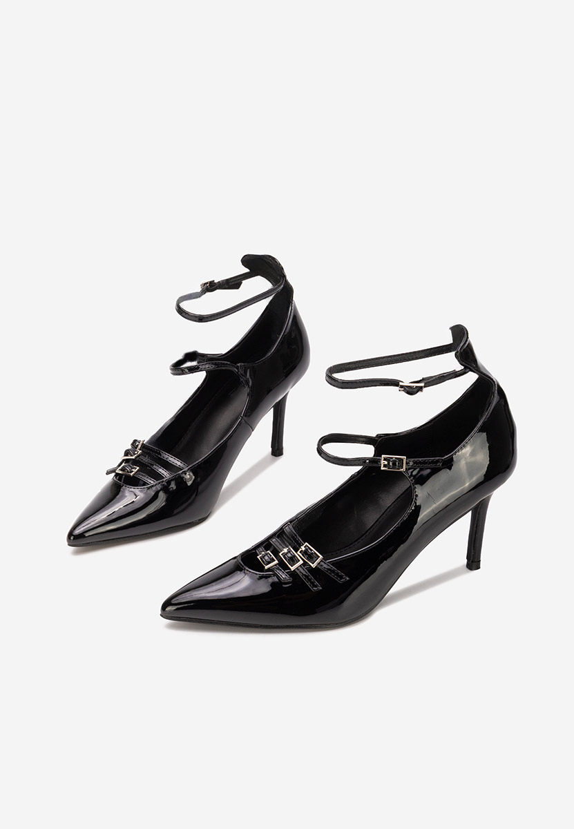 Décolleté tacco a spillo Monalisa nero