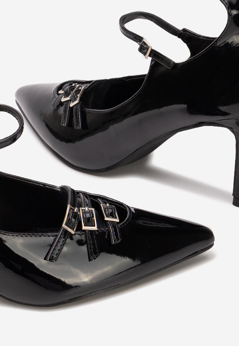 Décolleté tacco a spillo Monalisa nero