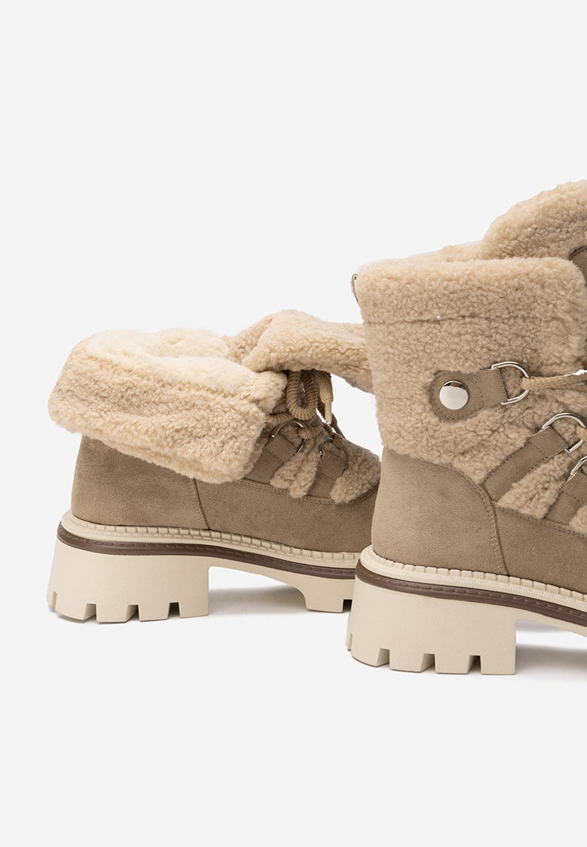 Stivaletti invernali donna Kalindra cachi