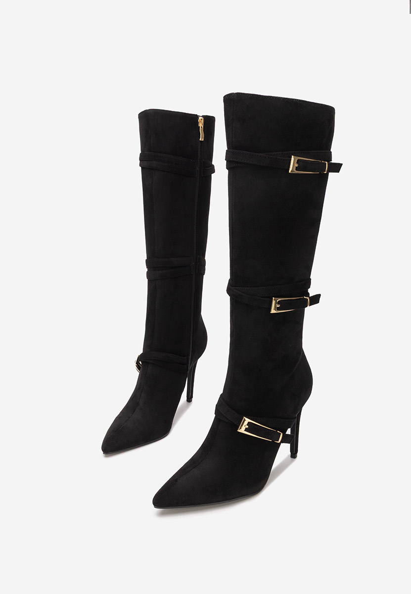 Stivali tacco a spillo Ernesia nero