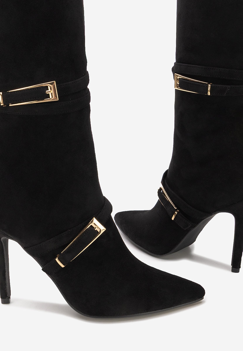 Stivali tacco a spillo Ernesia nero