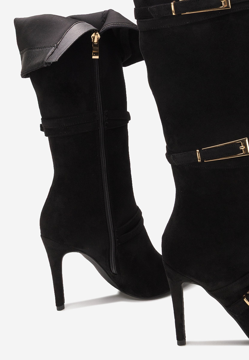 Stivali tacco a spillo Ernesia nero