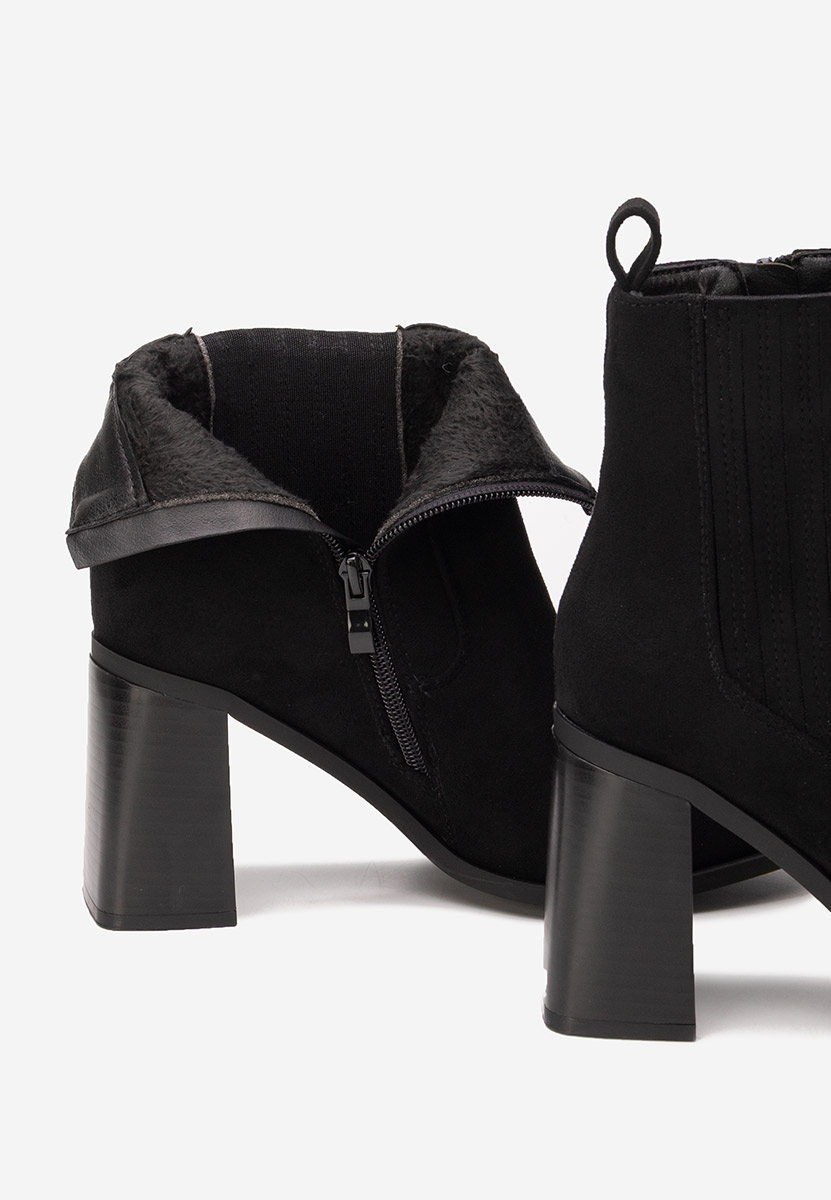 Tronchetti con tacco largo Elowyn nero